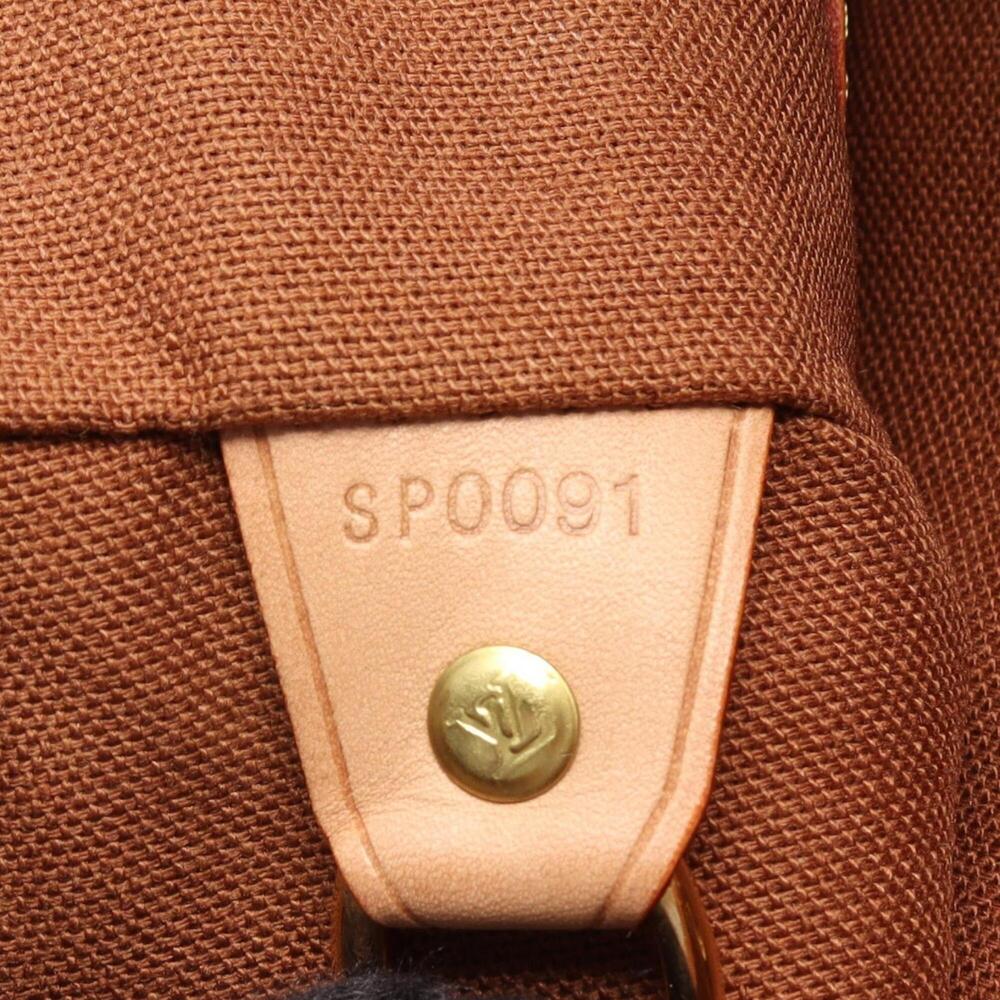 LOUIS VUITTON Brown Monogram Leather Backpack - Picture 5 of 14